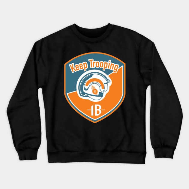 Keep Trooping X-wing Pilot Crewneck Sweatshirt by RedShirtTrooper